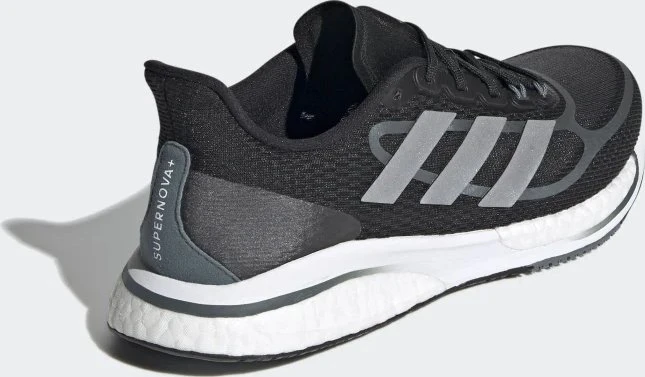 adidas Supernova+ core black/silver metallic/blue oxide (Damen)