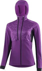 Löffler Hooded Grace PL60 Hybrid Funktionsjacke viola (Damen)