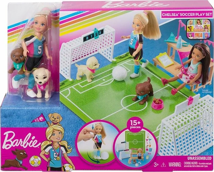 Mattel Barbie - Dreamhouse Adventures - Fußballerin Chelsea Spielset