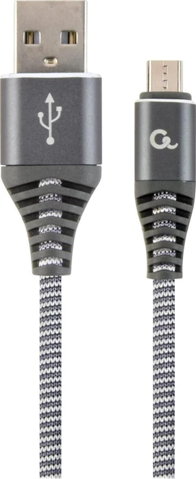 Gembird Premium Cotton Braided Micro-USB Charging And Data Cable 2.0m