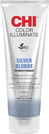 CHI Haircare Ionic Color Illuminate Silver Blonde Conditioner, 251ml