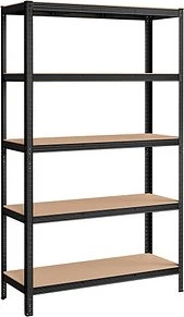 Songmics Schwerlastregal 120x200x60cm schwarz