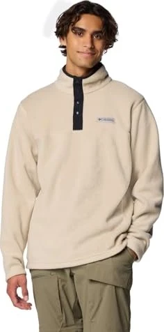 Columbia Steens Mountain II Half Snap Fleece Pullover ancient fossil/black (Herren)