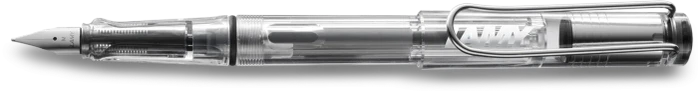 Lamy safari vista transparent, rechte Hand, mittel