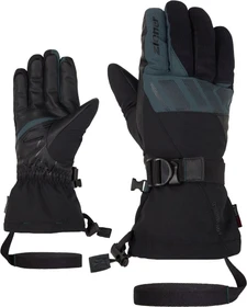Ziener Ghalion AS Skihandschuhe black/dark jungle (Herren)