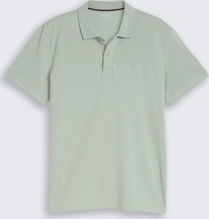 Tom Tailor Piqué Poloshirt kurzarm soft greyish green (Herren)