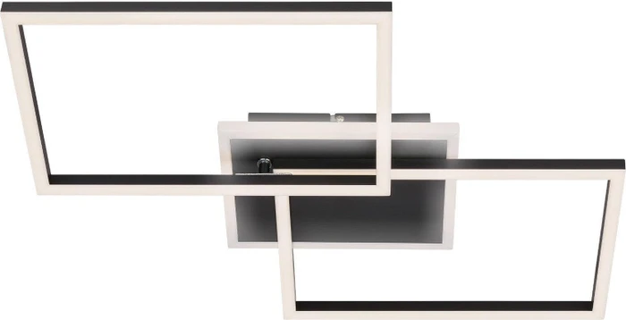 Briloner Frame LED Deckenleuchte 40W 50cm schwarz