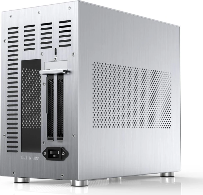 Jonsbo V10, silber, Mini-ITX
