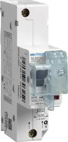 Hager SLS Schalter 1 polig Cs-Charakteristik 25A
