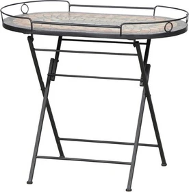 Siena Garden Prato Klapptisch 67.5x41cm schwarz