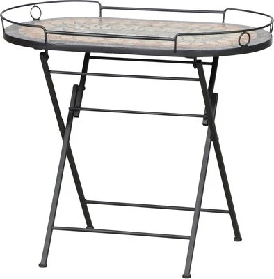 Siena Garden Prato Klapptisch 67.5x41cm schwarz