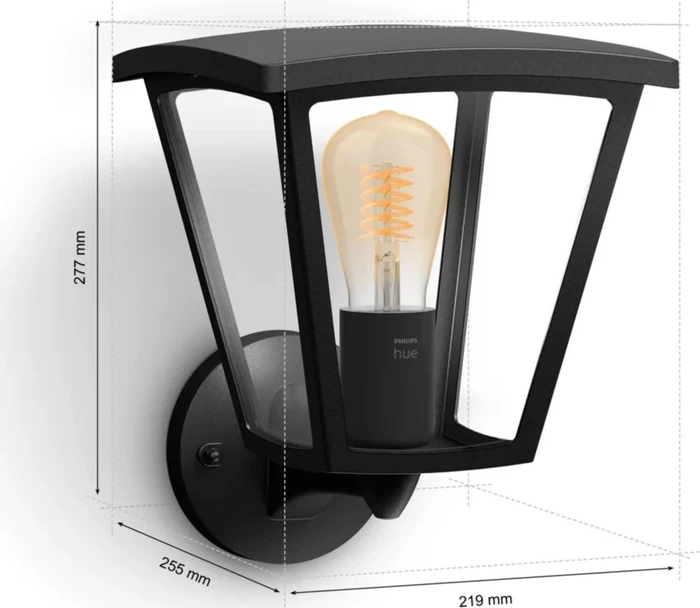 Philips Hue White Ambiance Inara Wandleuchte E27