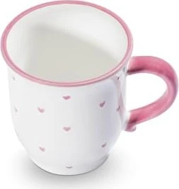 Gmundner Keramik Herzerl Schokotasse 300ml rosa