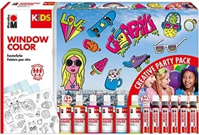 Marabu Kids Fensterfarben Party Pack