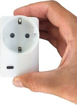 Lupus Electronics Lupusec Funksteckdose mit Stromzähler und ZigBee Repeater, 3680W, Typ F, Smart-Steckdose