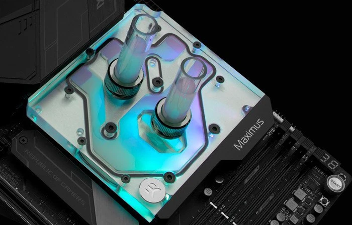 EK Water Blocks Quantum Line EK-Quantum Momentum ASUS ROG Maximus XI Hero D-RGB Monoblock, Nickel, Acryl