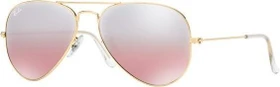 Ray-Ban RB3025 Aviator Gradient 58mm gunmetal/silber-pink mirror
