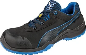 Puma Argon Blue Sicherheitsschuhe schwarz/blau (Herren)