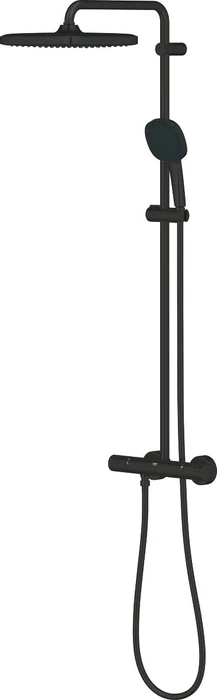 Grohe Vitalio Comfort 250 Duschsystem mit Thermostat matt black