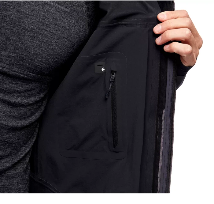 Black Diamond Dawn Patrol Hybrid Shell Funktionsjacke carbon (Herren)