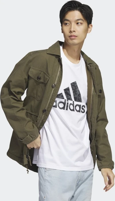 adidas Camo T-Shirt kurzarm weiß (Herren)