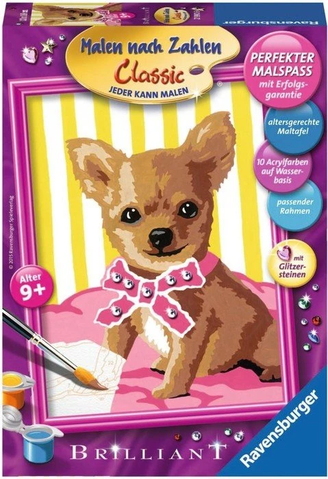 Ravensburger Malen nach Zahlen Kleiner Chihuahua