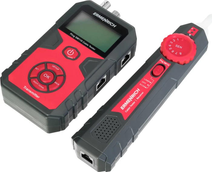 Ermenrich by Levenhuk Ping SM110 Network Cable Tester Kit, Kabel- und Netzwerktester Kit