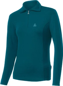 Löffler Midlayer Turtle Transtex Poloshirt langarm blue coral (Damen)