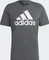 adidas Essentials Big Logo T-Shirt kurzarm dark grey heather/white (Herren) Vorschaubild