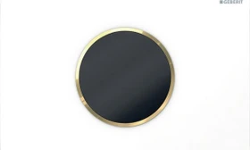 Geberit Sigma10 berührungslos Batteriebetrieb Betätigungsplatte weiß/vergoldet