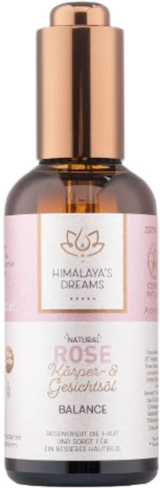 Himalaya's Dreams Rose Balance Ayurveda Körper- & Gesichtsöl, 100ml
