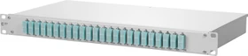 Metz Connect OpDAT fix VIK LWL-Patchpanel SC-D Kupplungen, OM3 aqua, 24-Port, 1HE, 1HE