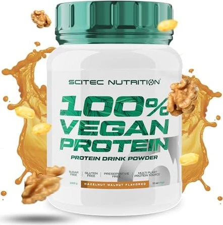 Scitec Nutrition 100% Vegan Protein Haselnuss Walnuss 1kg