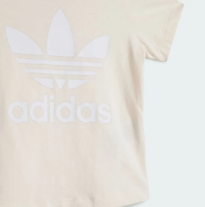 adidas Trefoil T-Shirt kurzarm wonder white (Junior)
