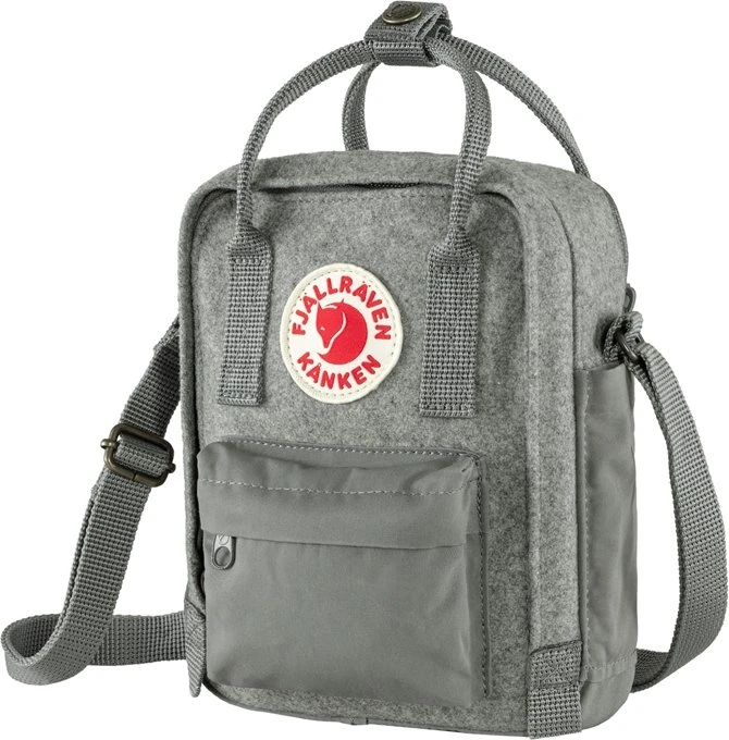 Fjällräven Kanken Re-Wool Sling Umhängetasche granite grey