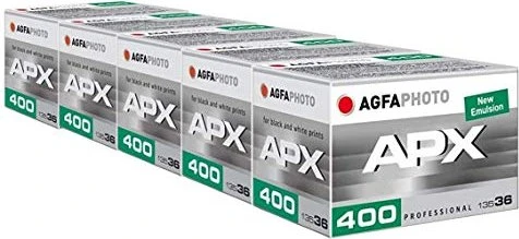 AgfaPhoto APX400 Film 135-36 5er Pack