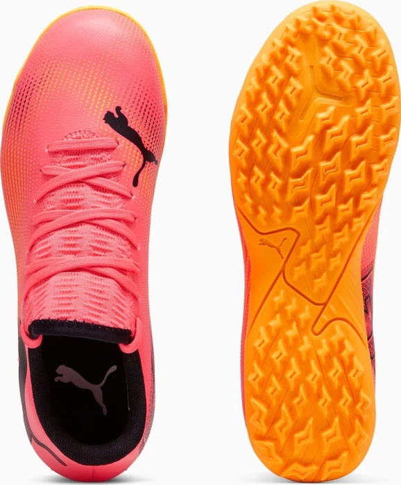 Puma Future 7 Play TT sunset glow/puma black/sun stream (Junior)