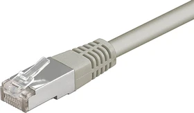 goobay Patchkabel, Cat6, S/FTP, RJ-45/RJ-45, 10m, grau