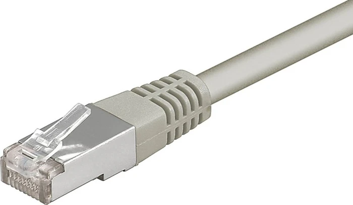 goobay Patchkabel, Cat6, S/FTP, RJ-45/RJ-45, 10m, grau