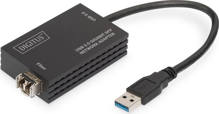 Digitus USB zu LWL Adapter LAN-Adapter, SFP, USB-A 3.0 [Stecker]