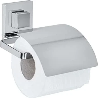 Wenko Cover Quadro Toilettenpapierhalter silber