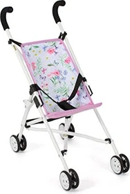 Bayer Chic 2000 Roma Mini-Puppenbuggy flowers rosa