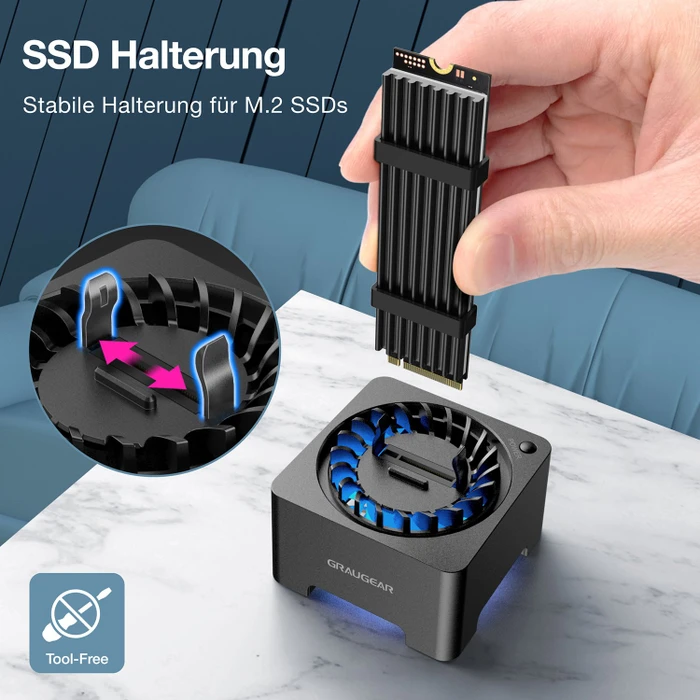 Graugear G-M2DK-AC-10G, M.2 NVMe Dockingstation, USB-C 3.1