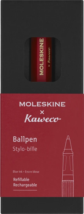 Moleskine x Kaweco Kugelschreiber rot, Etui