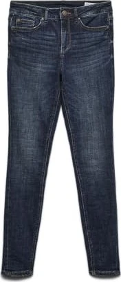 Vero Moda Flash Mid Rise Skinny Jeans dark blue denim (Damen)