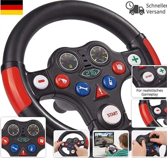 BIG Bobby Car Rescue Sound Wheel Lenkrad