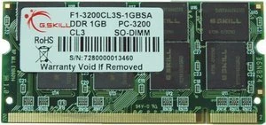 G.Skill SA Series SO-DIMM 1GB, DDR-400, CL3