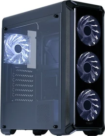 Zalman i3edge, schwarz, Acrylfenster