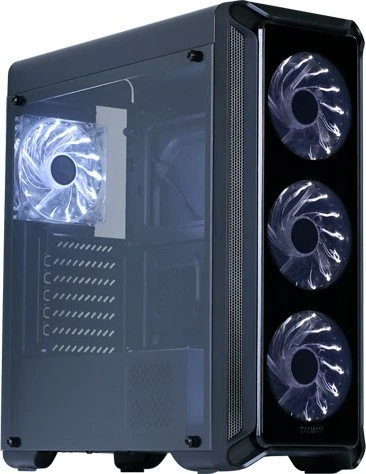 Zalman i3edge, schwarz, Acrylfenster