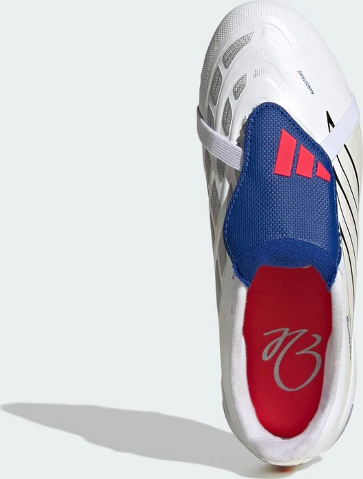 adidas Predator League Fold-Over Tongue FG cloud white/zero metalic/royal blue (Junior)